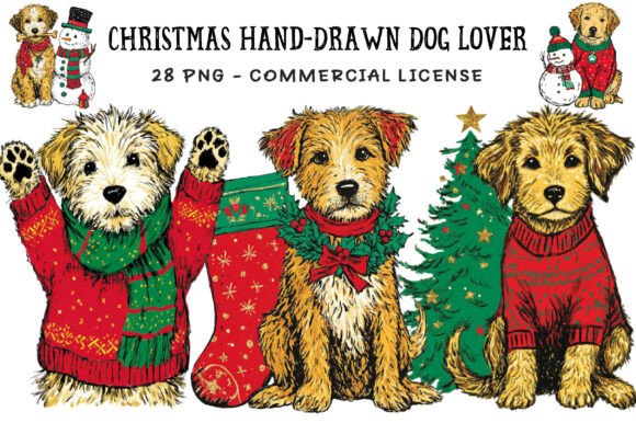 Review: Christmas Dog Lover Illustrations