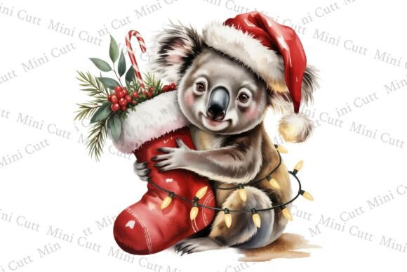 Review: Christmas Watercolor Koala Clipart Illustrations