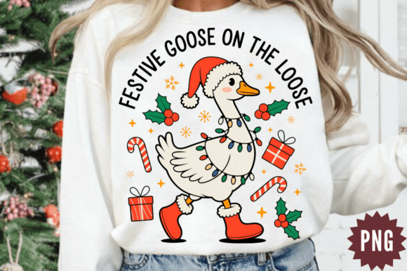 Review: Funny Christmas Goose PNG for Holiday Embroidery