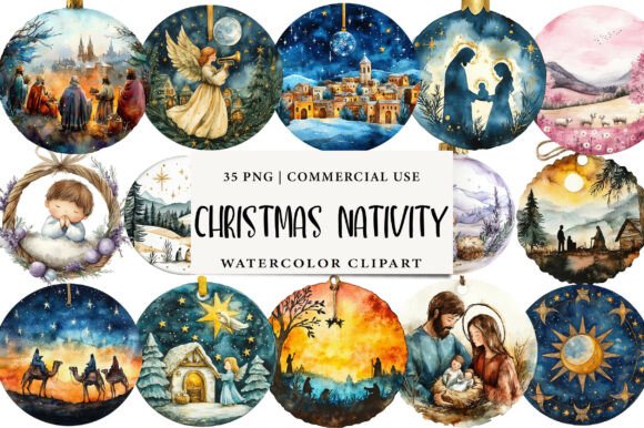 Reviewing Christmas Nativity Ornaments Cipart for Embroidery