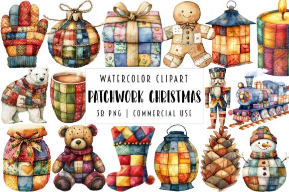 Reviewing Patchwork Christmas Sublimation Clipart for Embroidery