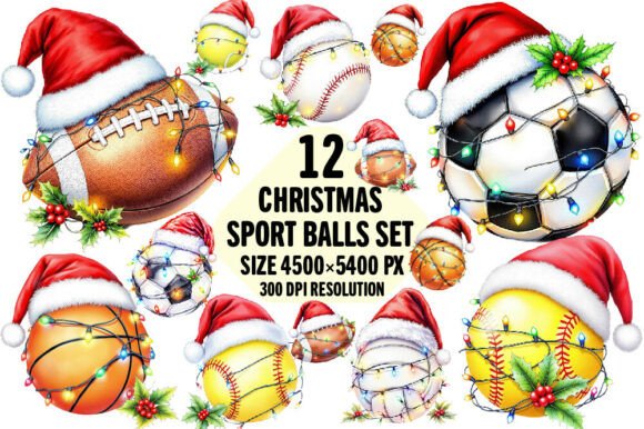 Reviewing the Christmas Sports Balls Sublimation Bundle