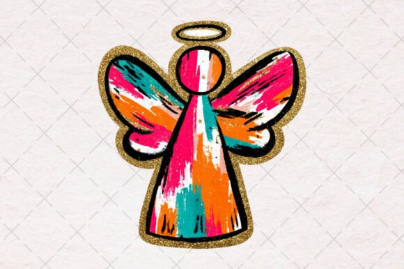 Reviewing the Colorful Glitter Christmas Angel Png