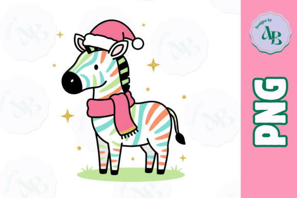 Reviewing the Colorful Zebra Jungle Christmas PNG for Stitching