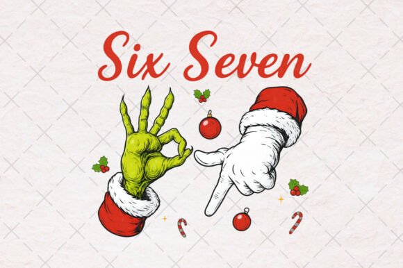 Six Seven 67 Meme Christmas PNG Review